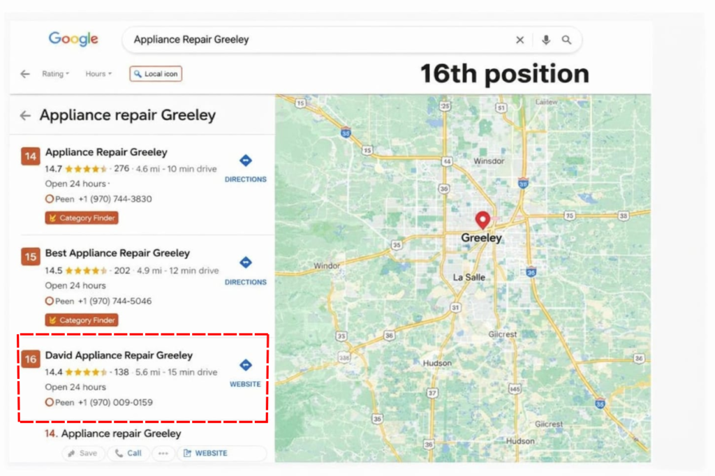 Appliance repair GMB in Greeley, USA